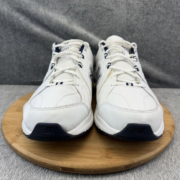 New Balance 608 Shoes Mens Size 12 4E White Leather Walking Sneakers MX608WN5 main image 13